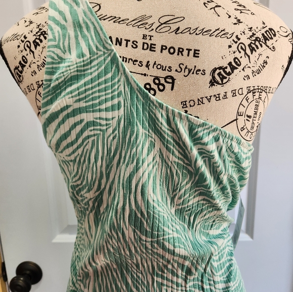 Nine West women's one shoulder midi dress - Picture 6 of 7